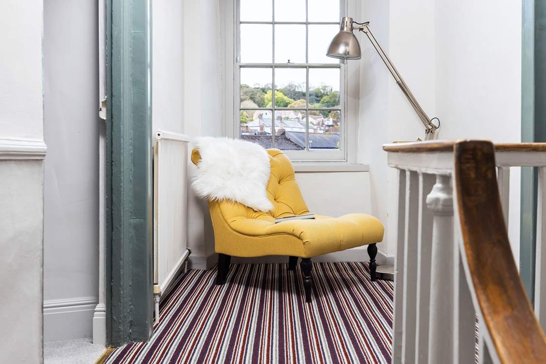 The lovely soft furnishings are a delight.