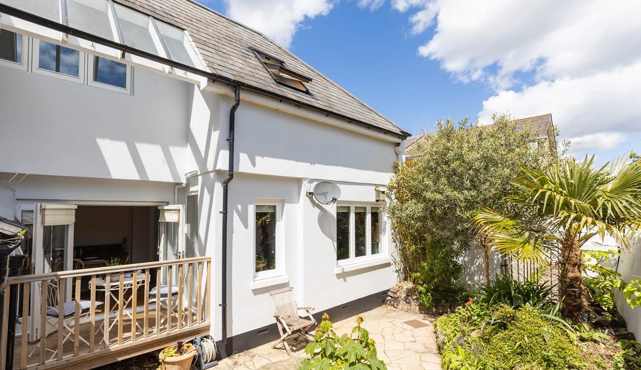 You may never want to leave the lovely sun-trap back garden.