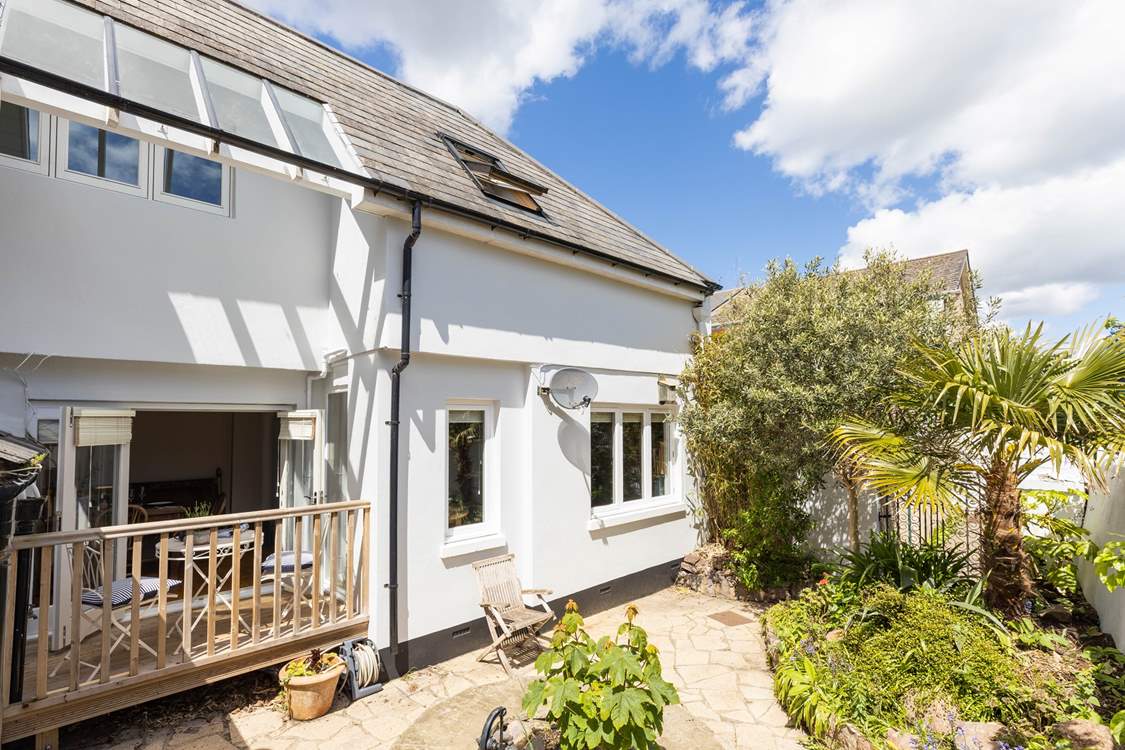 You may never want to leave the lovely sun-trap back garden.