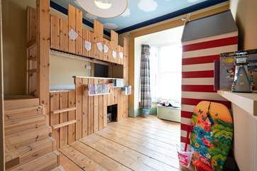 For the little ones, this is the best room in the cottage!