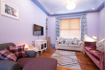 Comfy sofas, perfect for relaxing after a day out exploring.