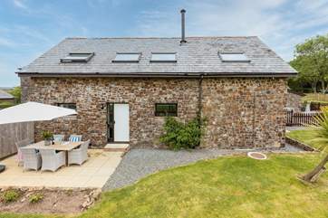 The back garden offers the perfect retreat after a day of being out and about!