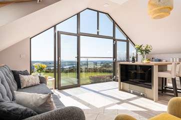 The Neyth with wonderful views towards Argal Lake and the south coast beyond.