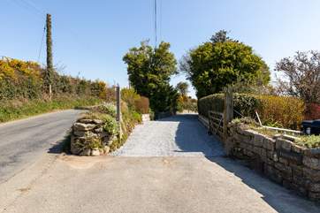 The drive leading to The Neyth.