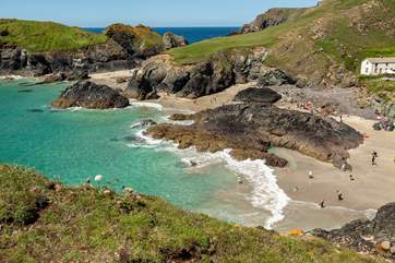Stunning Kynance Cove is within easy reach and it is such a beautiful spot.