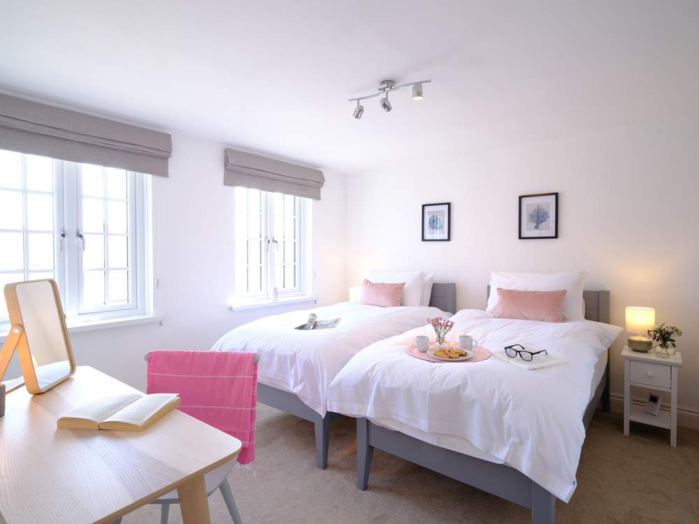 This is a delightful sunny room and can be made as a twin or double to suit.