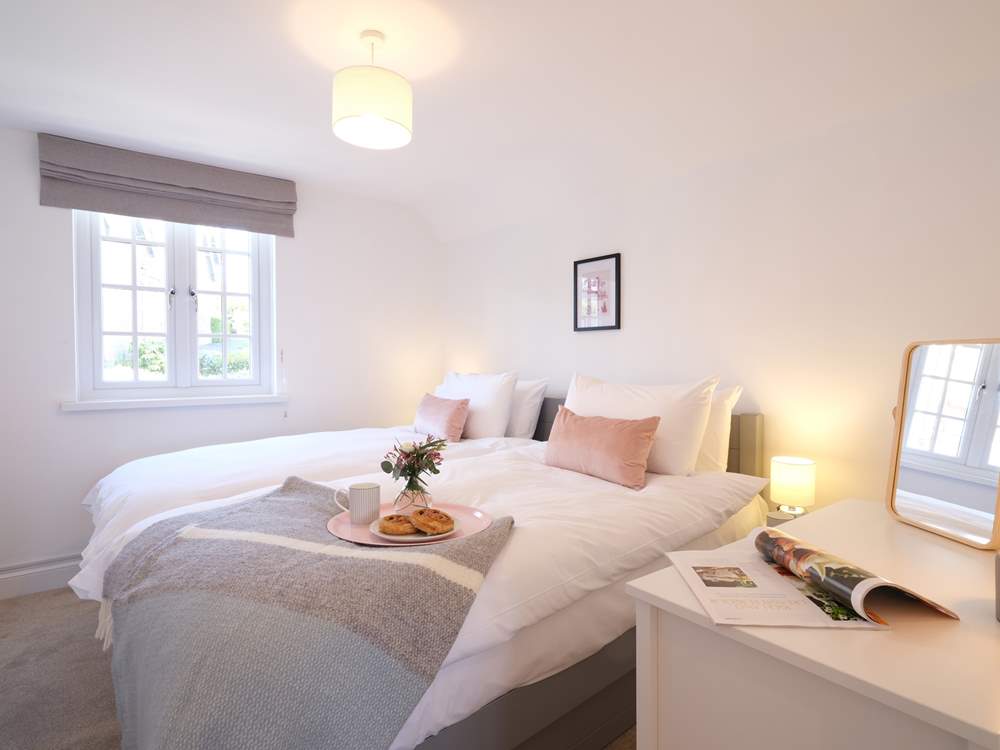 Bedroom 3 is on the first floor and can be made up as a twin or double bed.