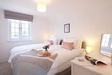 Bedroom 3 is on the first floor and can be made up as a twin or double bed.