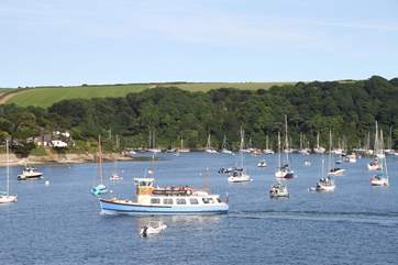 The ferry is the perfect way to travel on holiday.