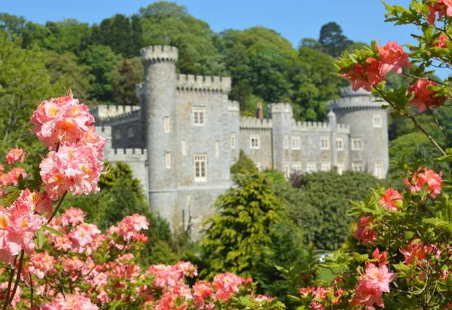 Caerhays Castle is worth a visit.