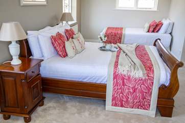 One of the lovely family bedrooms.