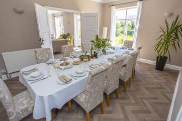 Enjoy sociable dinners together in this fabulous dining-area.