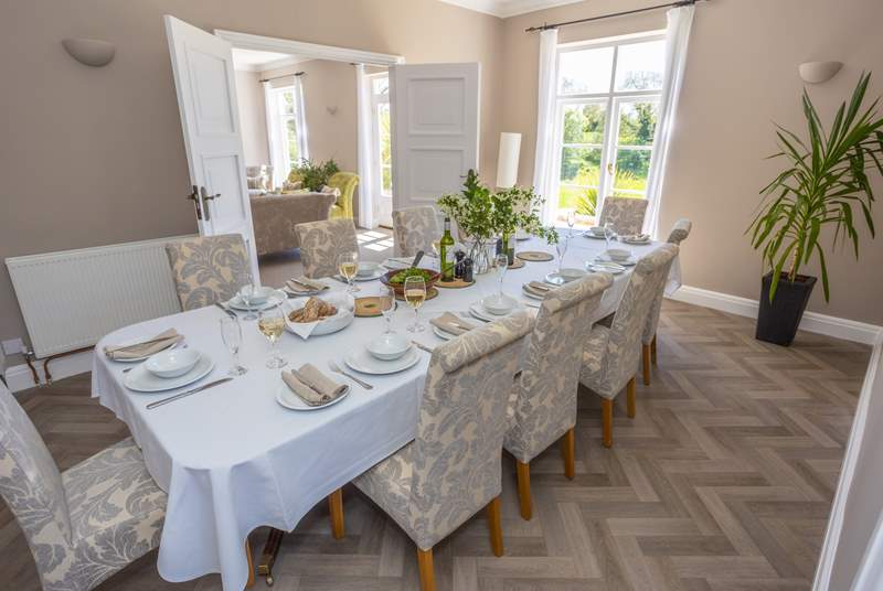 Enjoy sociable dinners together in this fabulous dining-area.