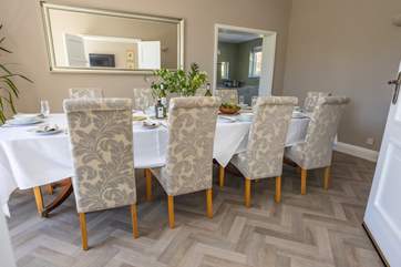 The ground floor offers a wonderful sociable flow, allowing the family to all come together!