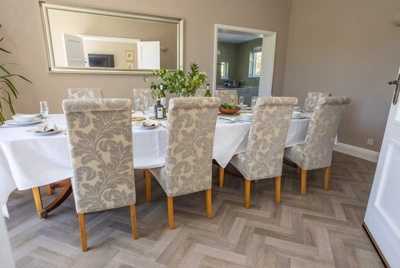 The ground floor offers a wonderful sociable flow, allowing the family to all come together!