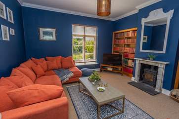 The snug is a lovely spot for a few moments of peace and quiet.