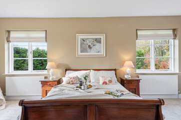 One of the lovely family bedrooms.