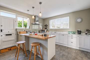 The kitchen has everything you need for a family feast.