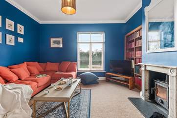 The perfect snug for some reading time whilst the fire crackles away.