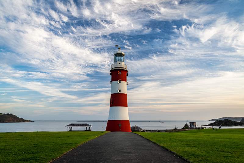 Visit Plymouth Hoe for stunning scenery.