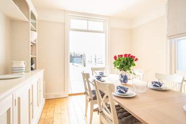 Subtle light interior provides light and airy rooms throughout the property.
