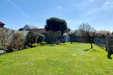 The wonderful well kept garden is a real sun-trap on those blissful summer days.