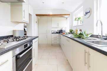 The kitchen is well-equipped and perfect for cooking some lovely meals for all your guests.