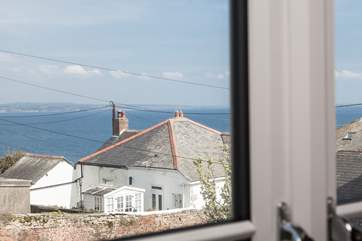 The pretty view from the bedroom.