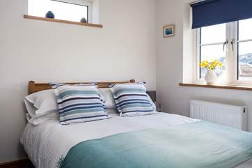 The main bedroom has a super-comfy double bed.