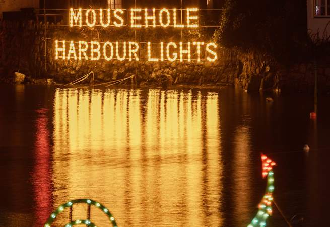 Christmas is a special time in this charming village, the harbour lights up with an amazing display each year.