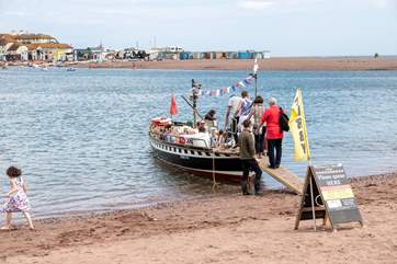 Take the foot ferry over the Teign.