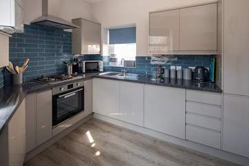 The fully equipped kitchen makes whipping up a feast a real treat.