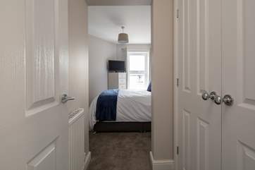 Peeking into bedroom 1.
