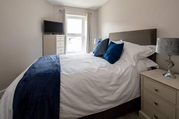 Bedroom 1 also offers a TV, the perfect addition for those lazy mornings in bed, or those early nights.