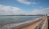 Exmouth beach looking back across to Dawlish. - Thumbnail Image