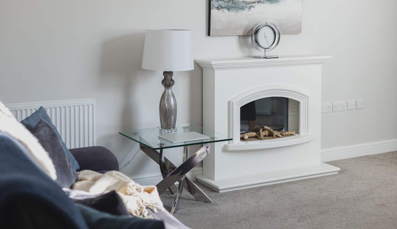 Flick the switch and the electric fire provides a glorious warmth and a fabulous glow to enhance the cosy mood of this cottage.