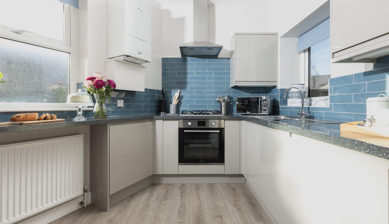 The fully equipped kitchen makes whipping up a feast a real treat.