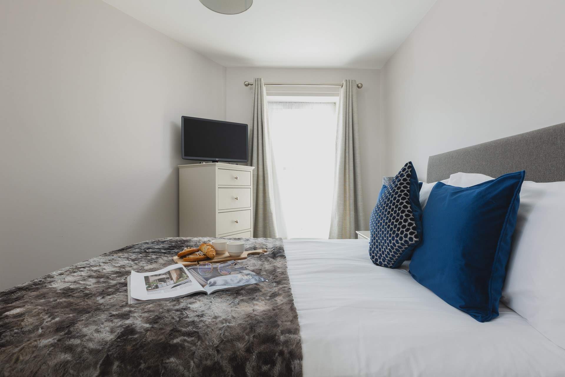 Bedroom 1 also offers a TV, the perfect addition for those lazy mornings or early nights.