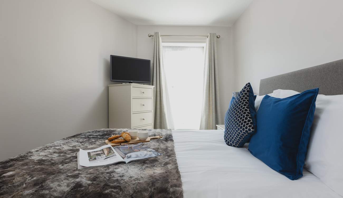 Bedroom 1 also offers a TV, the perfect addition for those lazy mornings or early nights.