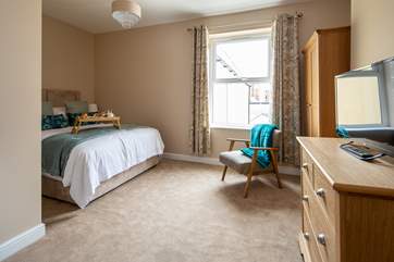 Bedroom 3 on the second floor is super spacious.