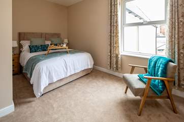 A wonderful sumptuous bed to enjoy a great night's sleep in.
