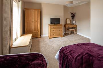 Again, bedroom 2 has oodles of space for you to unpack, unwind and really relax.