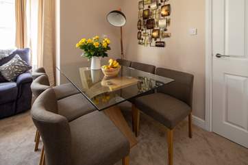 A nice space to enjoy your evening meal as a family.