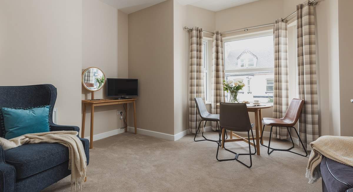 The second sitting-room is perfect for watching your favourite TV programme or  simply relaxing.