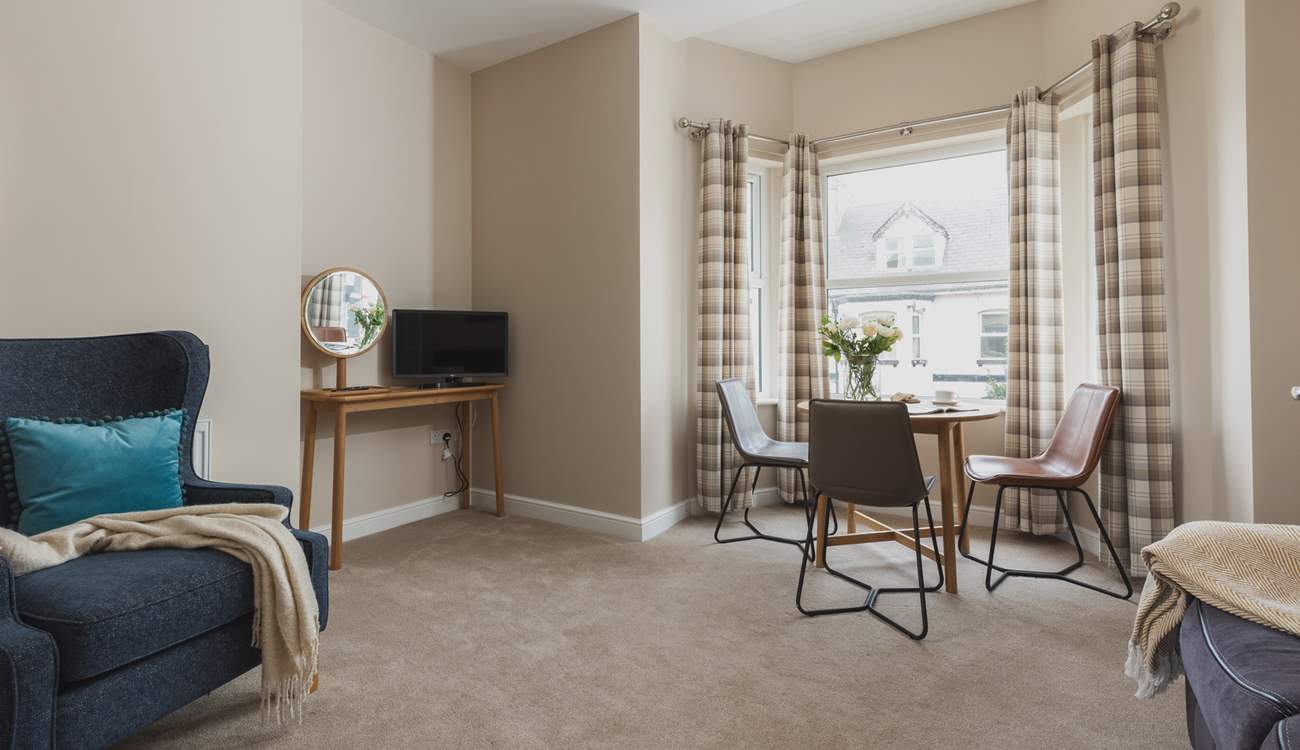 The second sitting-room is perfect for watching your favourite TV programme or  simply relaxing.