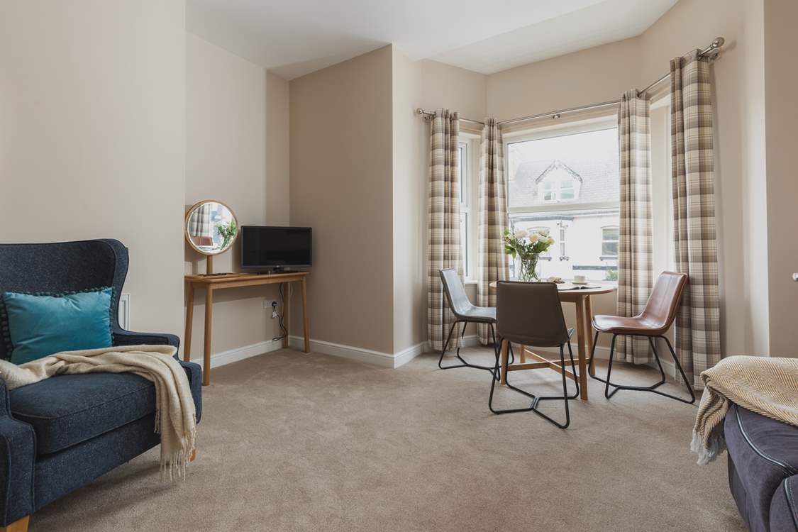 The second sitting-room is perfect for watching your favourite TV programme or  simply relaxing.