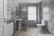 The family shower-room on the first floor.