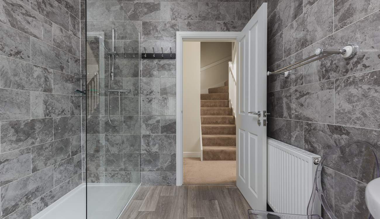 The shower-room on the first floor.