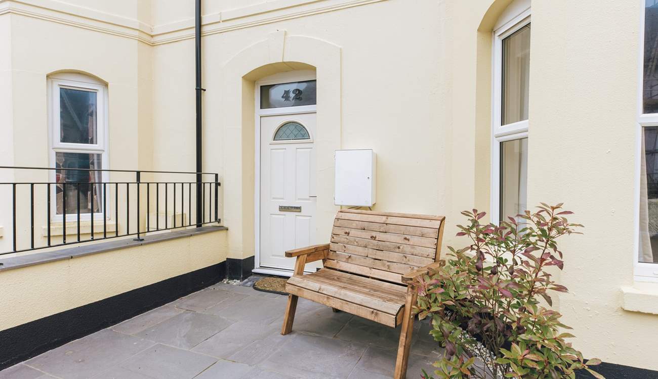 Sit and watch the world go by with your morning cuppa or afternoon tipple.