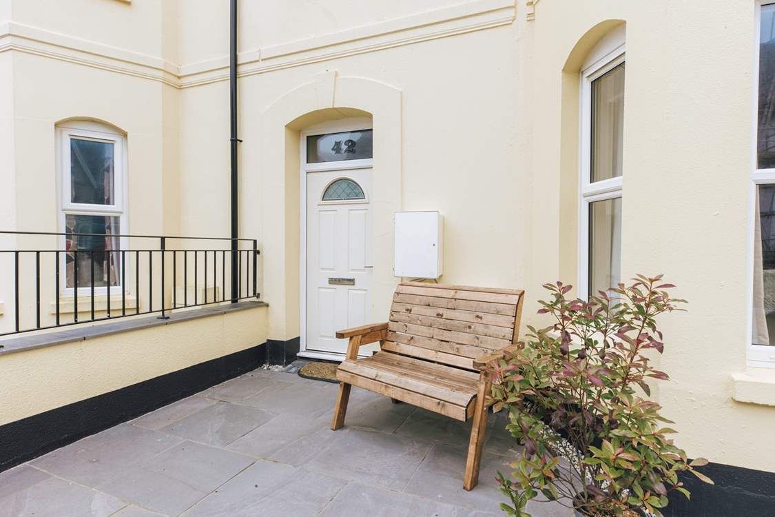 Sit and watch the world go by with your morning cuppa or afternoon tipple.